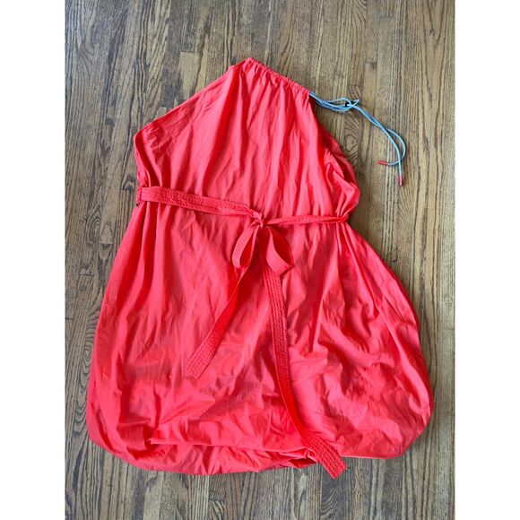 Adolfo Dominguez Orange 2022 Fall Parachute Midi Dress Women's Size 4 - Picture 13 of 15